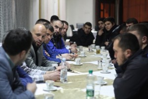 Takim me të rinjtë në Podujevë