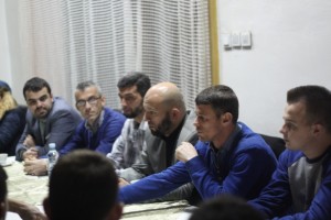 Takim me të rinjtë në Podujevë