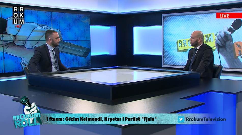 Intervistë në emisionin Rrokum Roll në Rrokum TV me Kryetarin e Partisë FJALA