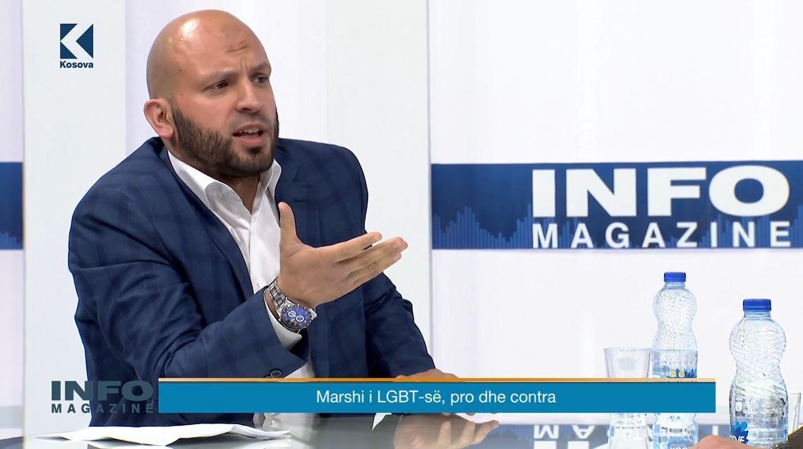 Kryetari Dr.Gëzim Kelmendi - Debat në Info Magazina "Parada e LGBT" me Petrit Zogaj (17.05.2016)