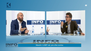 Kryetari Dr.Gëzim Kelmendi - Debat në Info Magazina "Parada e LGBT" me Petrit Zogaj (17.05.2016)