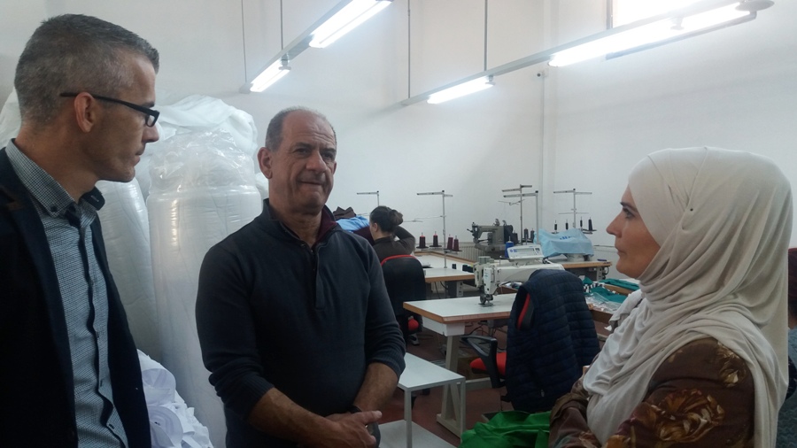 Znj.Eneida Kelmendi vizitoj fabriken “Arta Tex” në Pejë