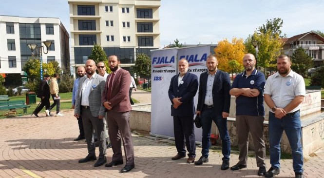Partia FJALA sot zhvilloi fushatën në Malishevë ku prezentoi magjistrin Bedri Bytyçi