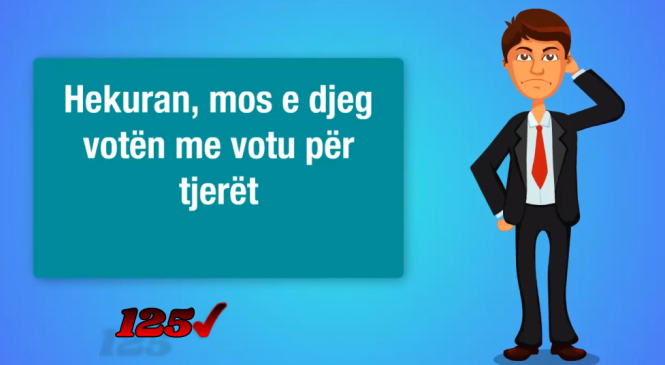 Mos e djegë votën! Voto FJALA nr.125 ✅