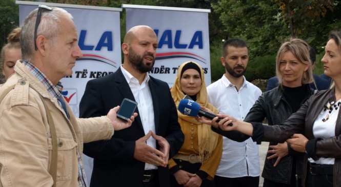 Partia FJALA sot zhvilloi fushatën në Pejë