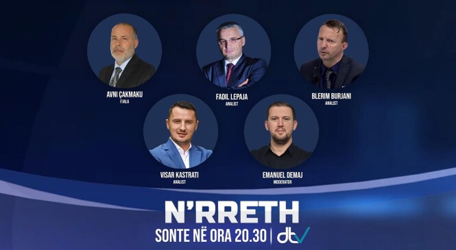 Avni Çakmaku: Mysafir në emisionin ”N’RRETH” në DTV
