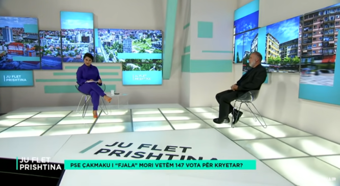 Avni Çakmaku : Mysafir në Klan Kosova në emisionin ”Ju flet Prishtina”