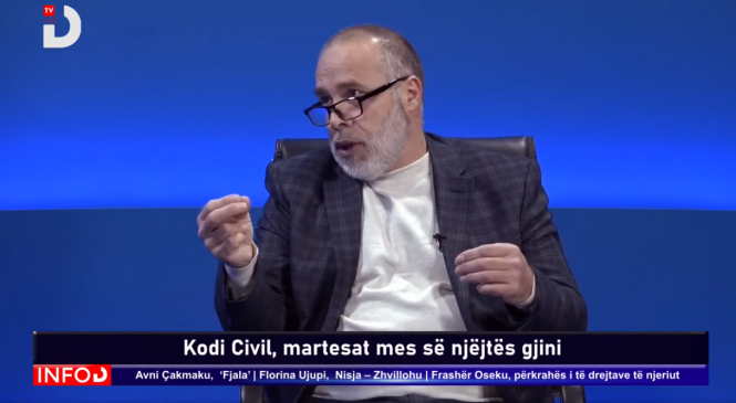 Avni Çakmaku mysafir në emisionin INFO D në DTV, Tema: Kodi Civil për martesat e njejtës gjini