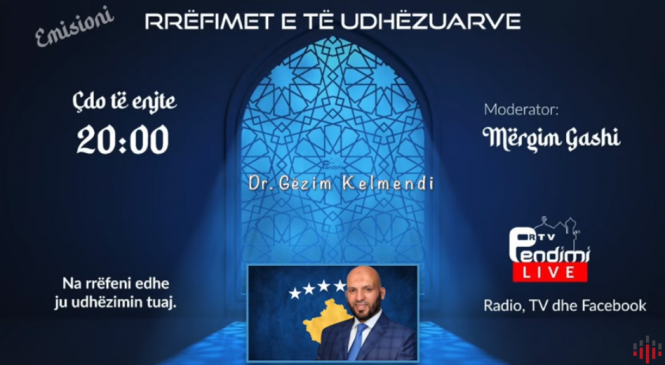 Intervista e Kryetarit të Partisë FJALA Dr.Gëzim Kelmendit, për RTV Pendimi