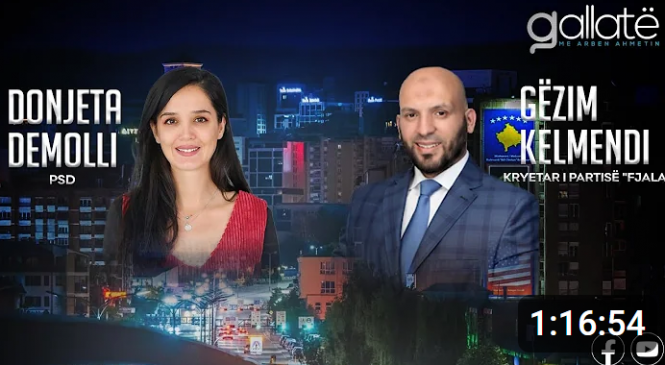 Gëzim Kelmendi – Mysafir në emisionin Gallatë në Kanal10 me Arben Ahmetin