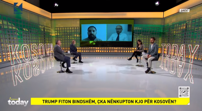 Avni Çakmaku – Mysafir në emisionin Kosova Today – Trump fiton bindëshëm, çka nënkupton kjo për Kosovën