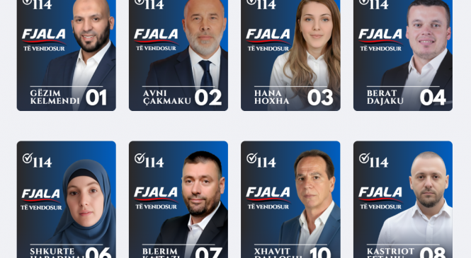 Kandiatët e Partiës FJALA për zgjedhjet e 28 dhjetorit 2025