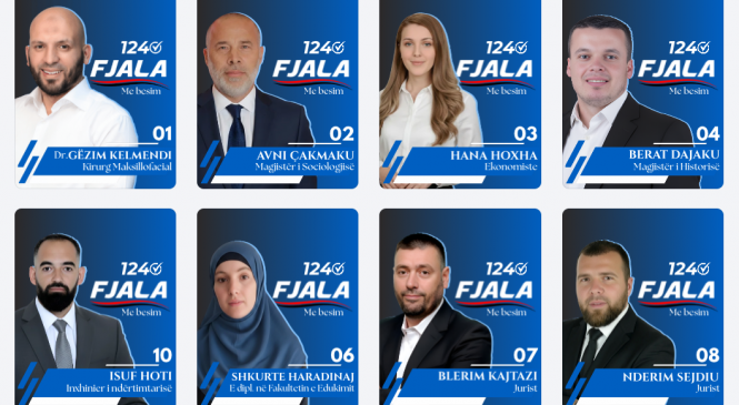 Kandidatët e FJALËS për zgjedhjet e 7 qershorit që mbajnë nr.124